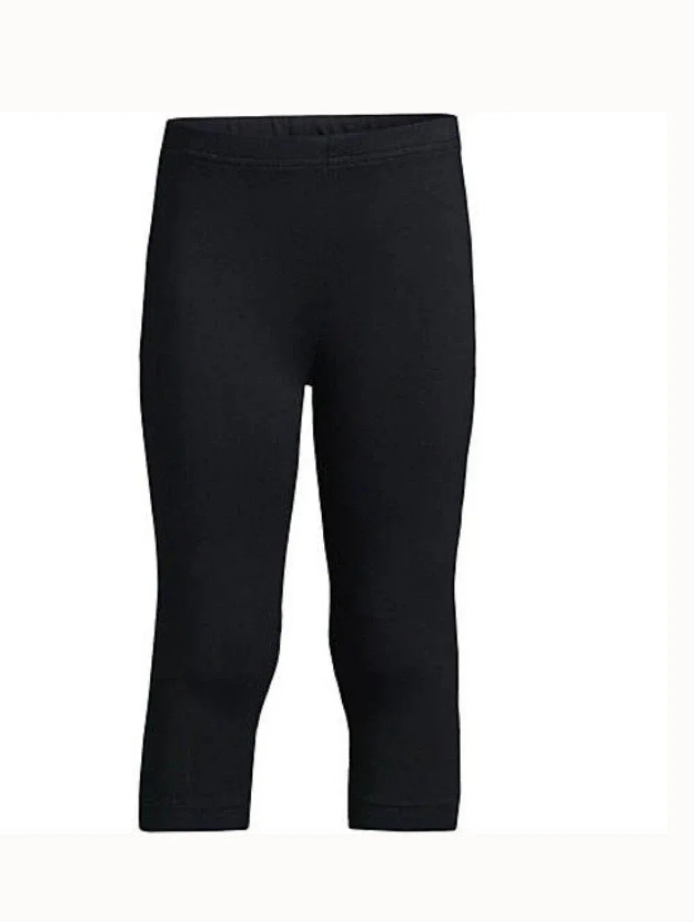 Lot Of 2 Land's End Girls Tough Cotton Capri Leggings Size XS 4-5